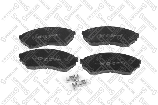 Brake Pad Set, disc brake (856 001-SX)