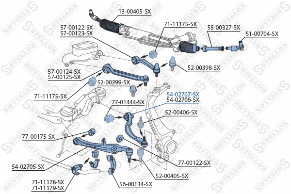 Control/Trailing Arm, wheel suspension