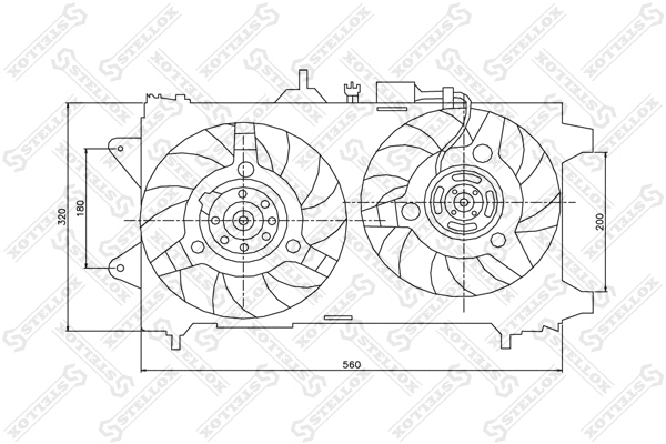 Fan, engine cooling (29-99089-SX)
