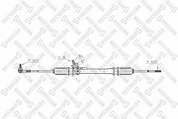 Steering Gear (00-35025-SX)