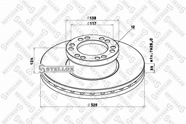 Brake Disc (85-00757-SX)