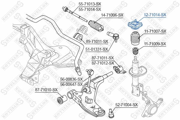 Suspension Strut Support Mount