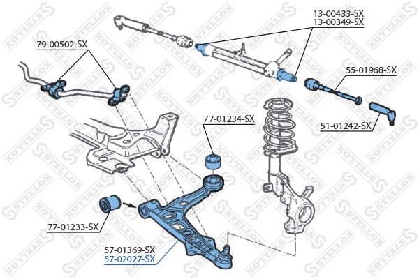 Control/Trailing Arm, wheel suspension