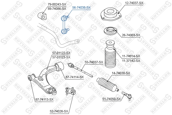 Link/Coupling Rod, stabiliser bar