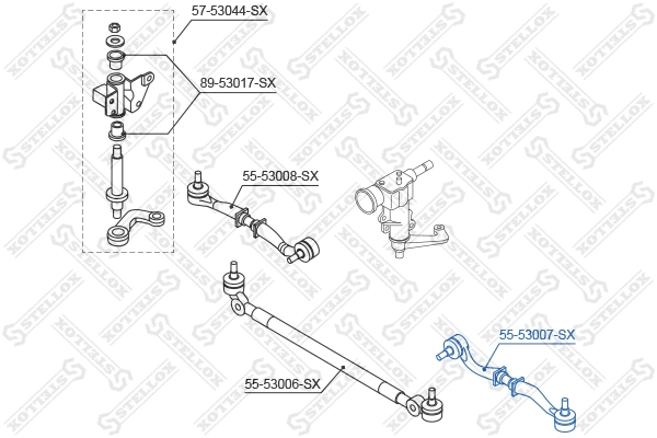 Centre Rod Assembly