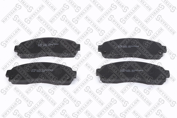 Brake Pad Set, disc brake (816 000-SX)