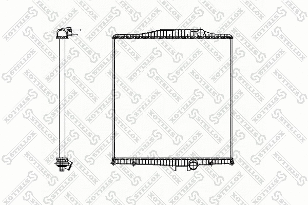 Radiator, engine cooling (81-03312-SX)