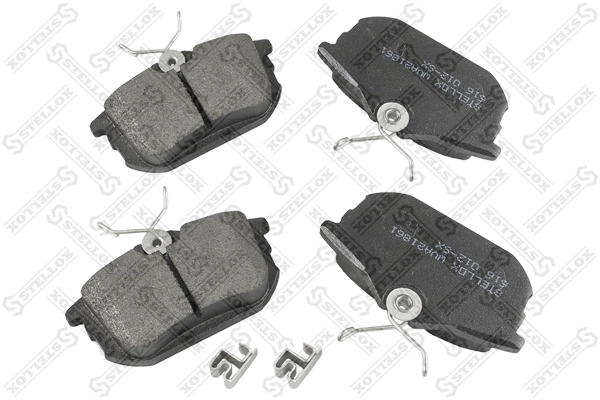 Brake Pad Set, disc brake (616 012-SX)