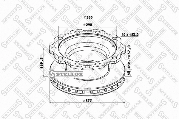 Brake Disc (85-00806-SX)