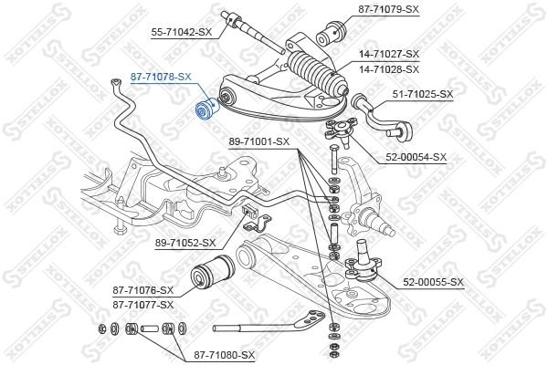 Mounting, control/trailing arm