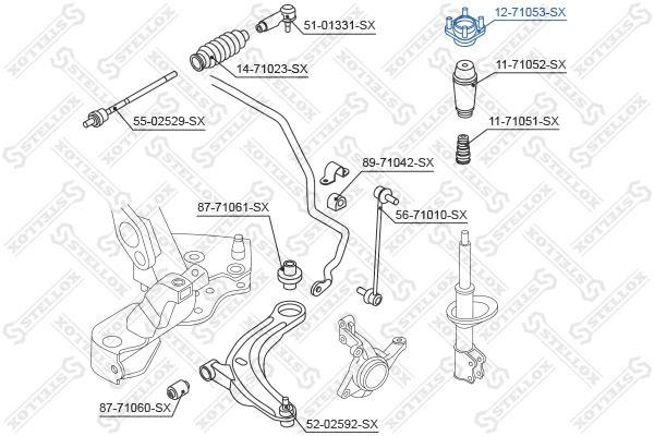 Suspension Strut Support Mount