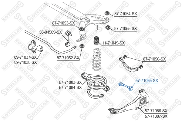 Rod/Strut, wheel suspension