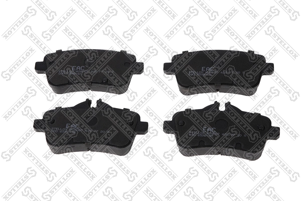 Brake Pad Set, disc brake (000 659B-SX)