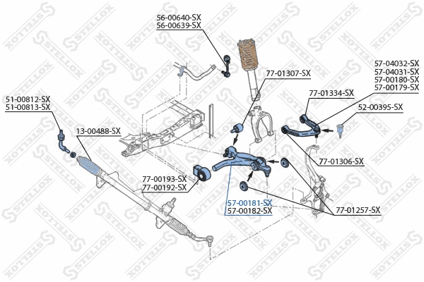 Control/Trailing Arm, wheel suspension