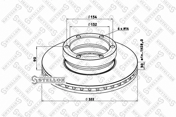 Brake Disc (85-00732-SX)