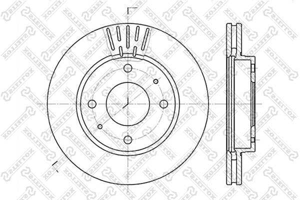 Brake Disc (6020-3411V-SX)