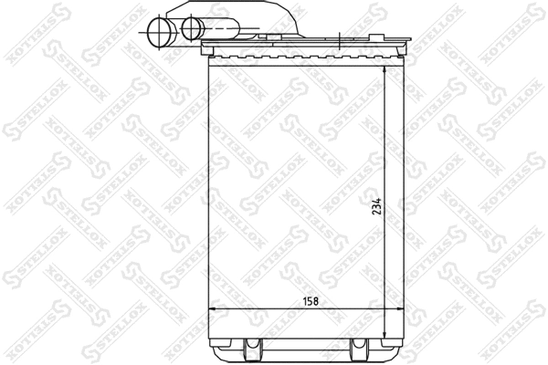 Heat Exchanger, interior heating (10-35014-SX)