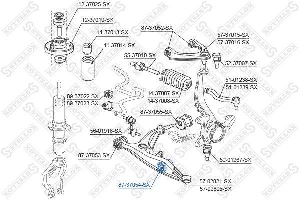 Mounting, control/trailing arm
