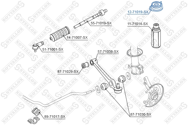 Suspension Strut Support Mount