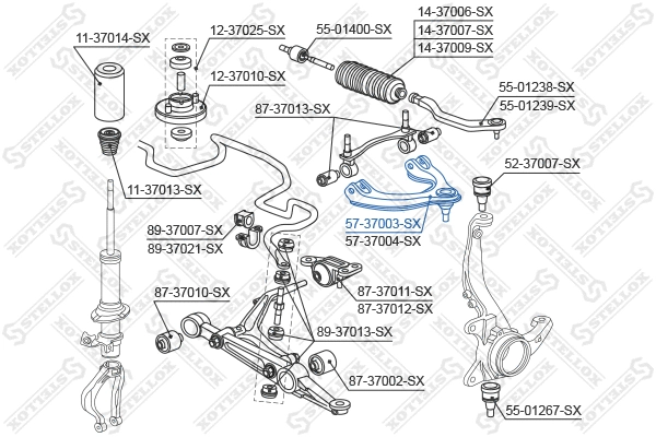 Control/Trailing Arm, wheel suspension