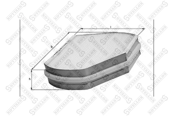 Filter, cabin air (71-10037-SX)