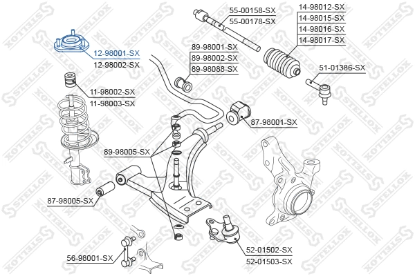 Suspension Strut Support Mount
