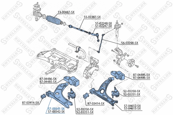 Control/Trailing Arm, wheel suspension