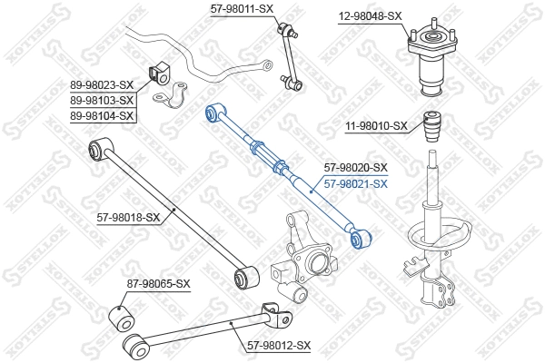 Rod/Strut, wheel suspension