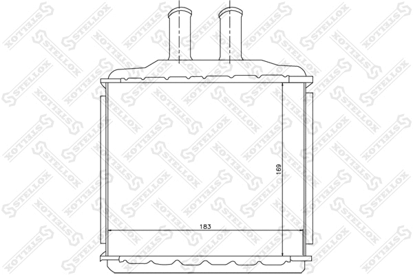 Heat Exchanger, interior heating (10-35105-SX)