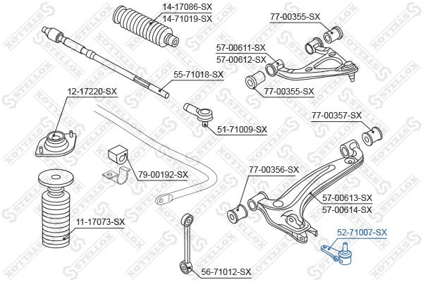 Ball Joint (52-71007-SX)