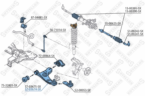 Control/Trailing Arm, wheel suspension