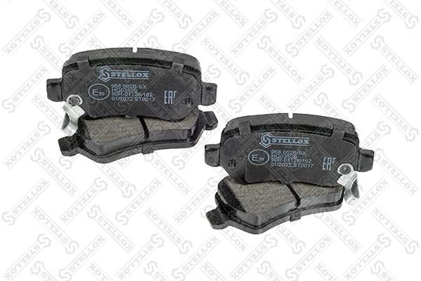Brake Pad Set, disc brake (968 002B-SX)