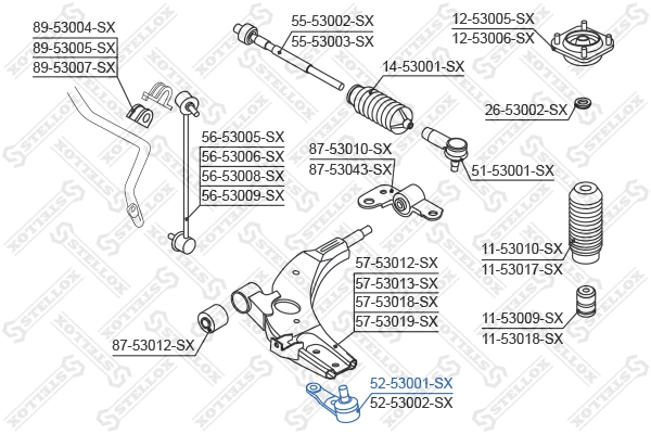 Ball Joint (52-53001-SX)