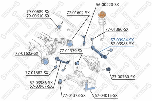 Control/Trailing Arm, wheel suspension
