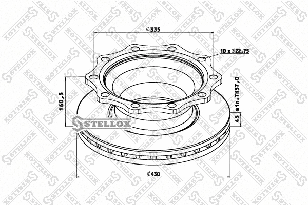 Brake Disc (85-00814-SX)