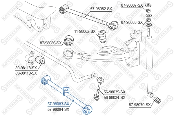 Rod/Strut, wheel suspension