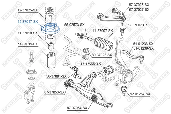 Suspension Strut Support Mount