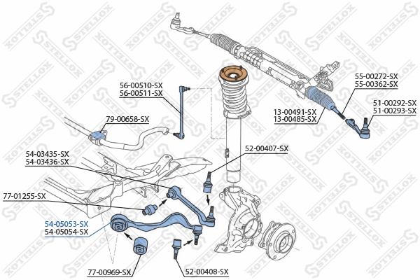 Control/Trailing Arm, wheel suspension