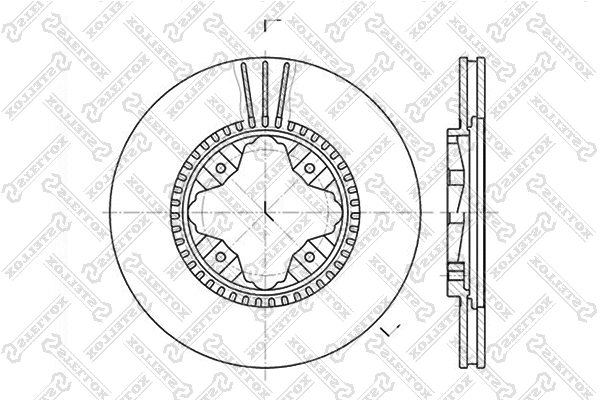Brake Disc (6020-2618V-SX)