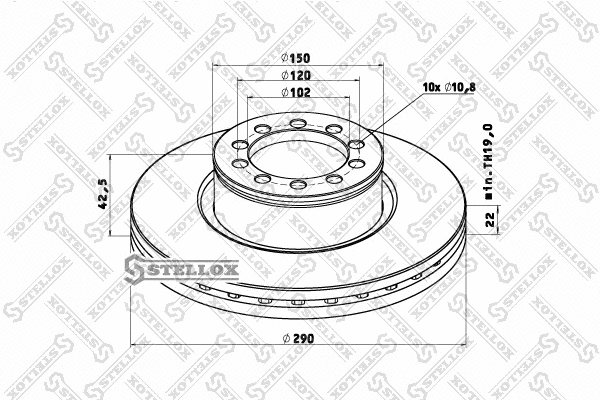 Brake Disc (85-00766-SX)