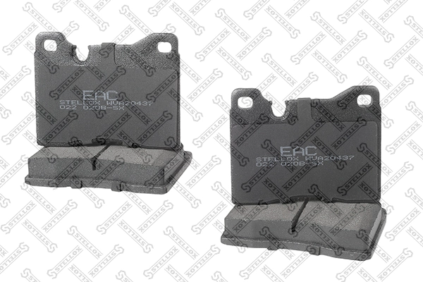 Brake Pad Set, disc brake (022 020B-SX)