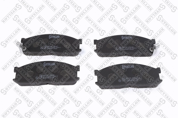 Brake Pad Set, disc brake (255 002-SX)
