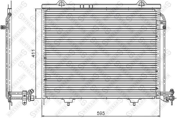 Condenser, air conditioning (10-45127-SX)