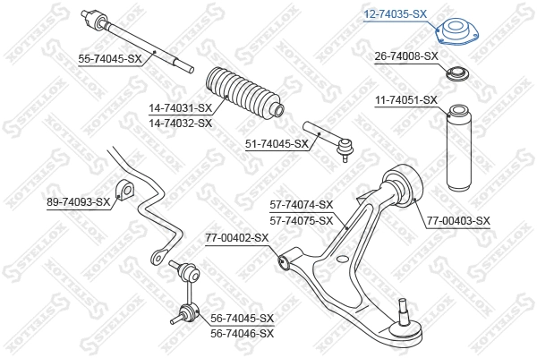 Suspension Strut Support Mount