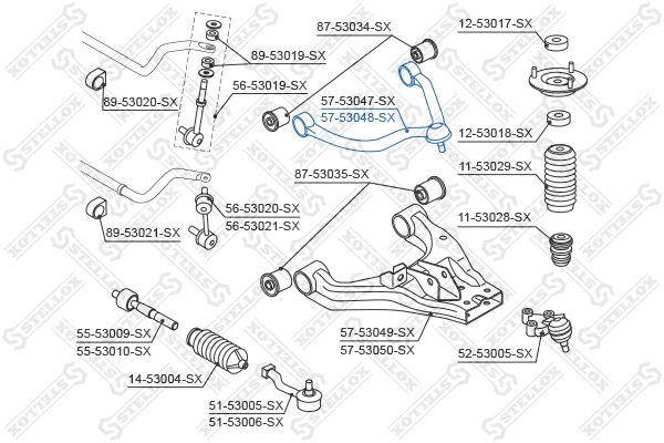 Control/Trailing Arm, wheel suspension