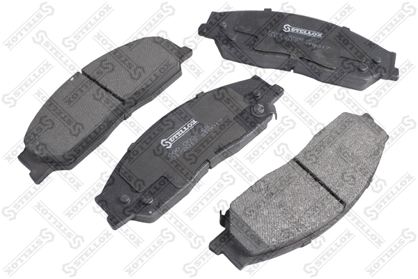 Brake Pad Set, disc brake (000 003B-SX)
