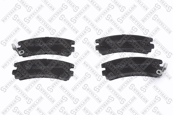Brake Pad Set, disc brake (358 002B-SX)