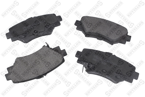 Brake Pad Set, disc brake (000 657B-SX)