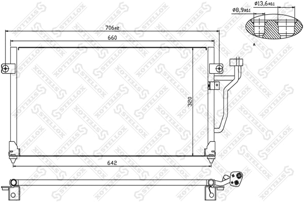Condenser, air conditioning (10-45137-SX)