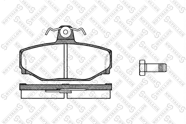 Brake Pad Set, disc brake (308 000-SX)